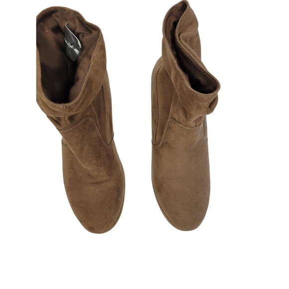 American Eagle Ankle Slouch boot  Shoe size 7 Tan brown  Solid Man made materia… - Picture 5 of 7